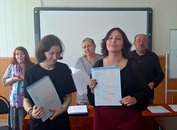 Вручение дипломов выпускникам кафедры ФОИДиЛТ